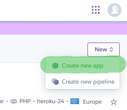 Bild från Heroku hemsida